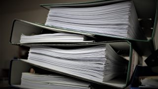 pile of folders